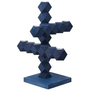 &amp;klevering Clean Cut Kandelaar 5 Blauw