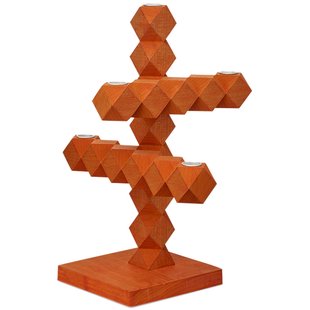 &amp;klevering Clean Cut Kandelaar 5 Oranje