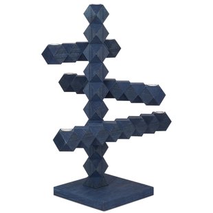 &amp;klevering Clean Cut Kandelaar 7 Blauw