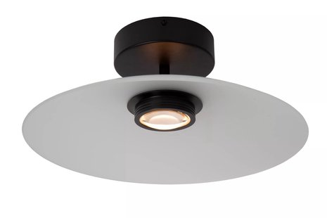 Lucide Menga - hanglamp - Ø 40 x 150 cm - 12W dimbare LED incl. - opaal
