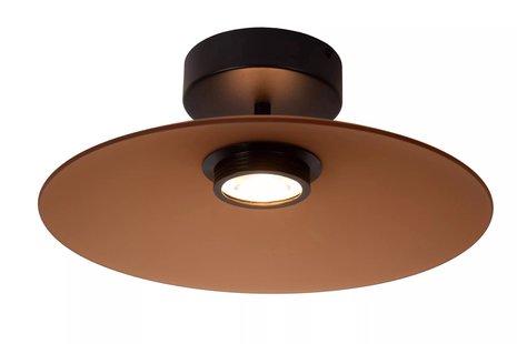 Lucide Menga - hanglamp - Ø 40 x 150 cm - 12W dimbare LED incl. - amber