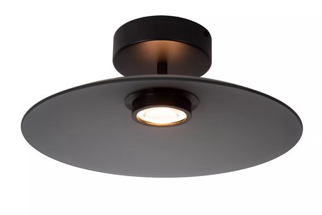 Lucide Menga - hanglamp - Ø 40 x 150 cm - 12W dimbare LED incl. - gerookt