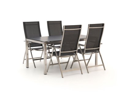Bernstein Freiburg/Koblenz 160cm dining tuinset 5-delig verstelbaar - Laagste prijsgarantie!