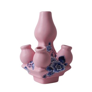 Stapelgekte Roze met bloem top