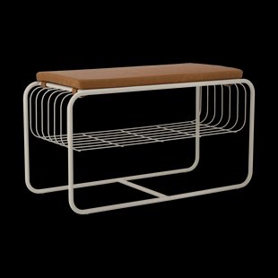 Scandi Living Nod bank/schoenenrek 80x36c42 cm Beige