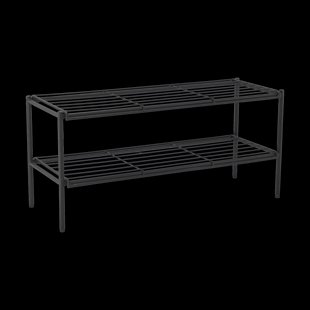 Scandi Living Nod schoenenrek 80x30x37 cm Black