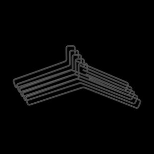 Scandi Living Edge hanger 5-pack Black