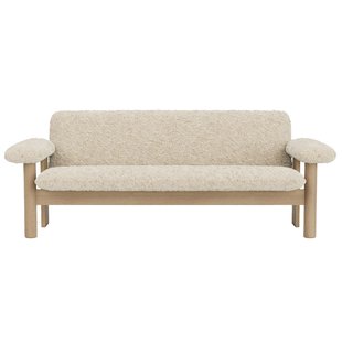 Audo Copenhagen Brasilia 2-zits Bank Naturel Eiken Sheepskin Nature
