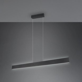 Trio Lighting Galway hanglamp, mat zwart, omhoog/omlaag, CCT, metaal