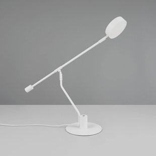 Trio Lighting Manduro LED bureaulamp, wit, metaal, CCT, dimmer