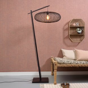 Good & Mojo Good &amp; Mojo Booglamp Cango groot, zwart, hoogte 176 cm