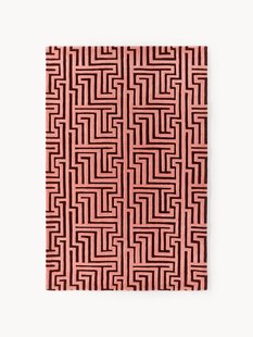 Handgetuft wollen vloerkleed Monty met verhoogd hoog-laag structuur