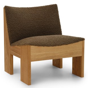 New Works Tenon Fauteuil Naturel Eiken Zinc Drake Mocha