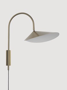 Grote wandlamp Arum met stekker, verstelbaar