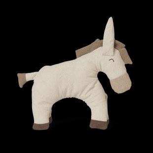 Ferm Living Donkey knuffel Undyed-dark sand