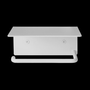 Ferm Living Dora toiletpapierhouder met legplank White