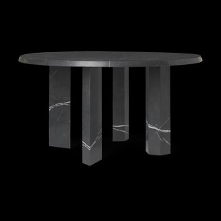 Ferm Living Taula salontafel Ø67x35 cm Black