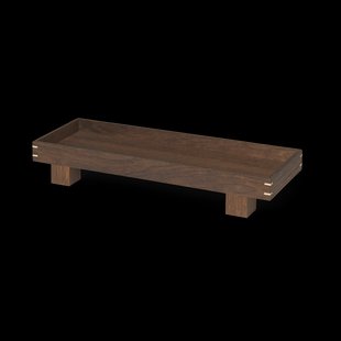 Ferm Living Bon houten dienblad X small Smoked oak