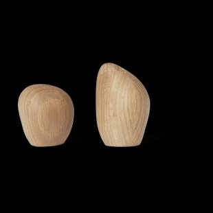 Ferm Living Cairn peper- en zoutstel Oak