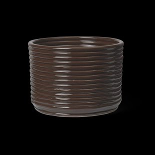 Ferm Living Corduroy pot Ø20x15 cm Carob Brown