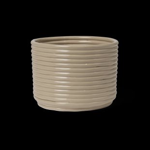 Ferm Living Corduroy pot Ø20x15 cm Cashmere