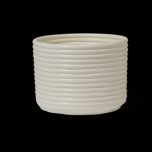 Ferm Living Corduroy pot Ø20x15 cm Off white
