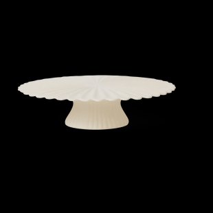 Ferm Living Fountain taartschotel Ø31 cm Off white