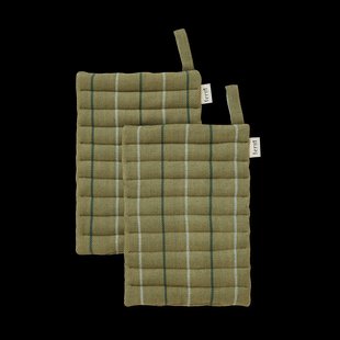 Ferm Living Ito pannenlap 16x24 cm Seaweed