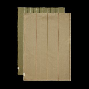 Ferm Living Ito keukenhanddoek 50x70 cm 2-pack Seaweed-flax