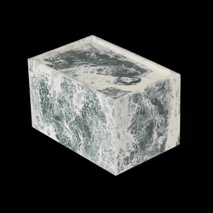 Ferm Living Mist opbergdoos 10x15 cm Emerald-off white