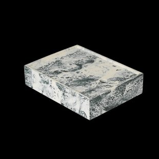 Ferm Living Mist opbergdoos 15x20 cm Emerald-off white Ferm Living Mist opbergdoos 15x20 cm Emerald-off white