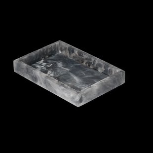 Ferm Living Mist decoratieplateau 10x15 cm Charcoal