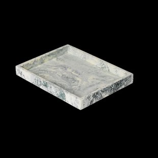 Ferm Living Mist decoratieplateau 15x20 cm Emerald-off white