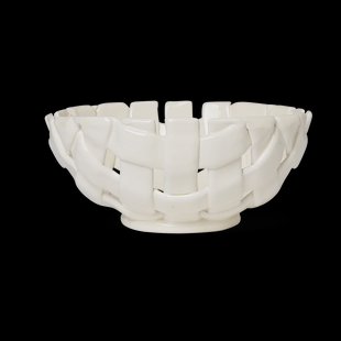 Ferm Living Plait kom Ø24 cm Off white