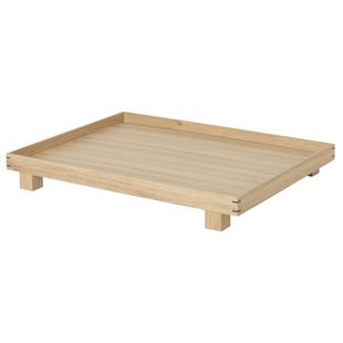 Ferm Living Bon Wooden Dienblad Large Gerookt Eiken