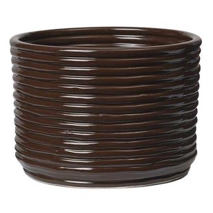 Ferm Living Corduroy Bloempot Carob Brown