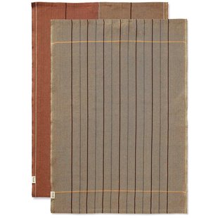 Ferm Living Ito Theedoek Set Van 2 Hazel/Oat