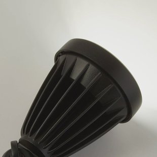 Searchlight Prikspot Spikey, zwart, metaal, 25 cm, IP54