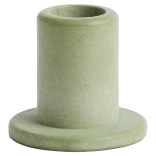 Hay Tube Kandelaar Concrete Dusty Green Hay Tube Kandelaar Concrete Dusty Green
