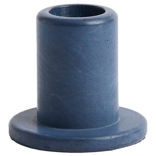 Hay Tube Kandelaar Concrete Midnight Blue