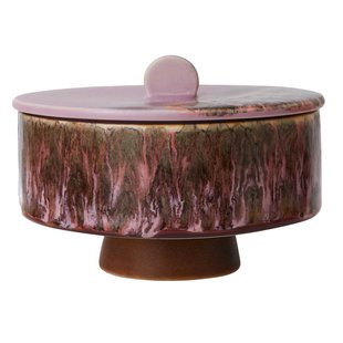 HKliving 70&#039;s Ceramic Bonbon Voorraadpot Op Voet Burst