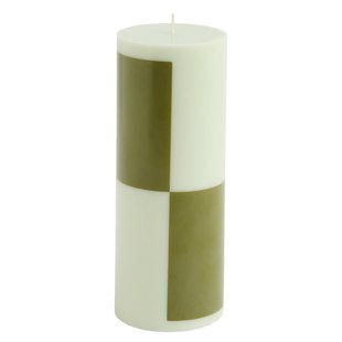Hay Column Kaars Medium Light Green And Army Green
