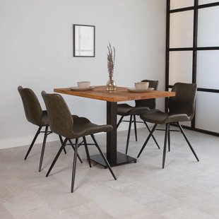 Bistrotafel rechthoek mangohout | Dimehouse