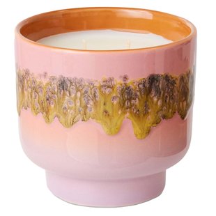 HKliving 70&#039;s Ceramic Geurkaars&Oslash;12,5 Miami