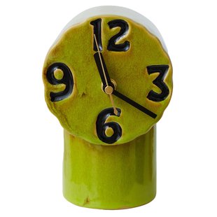 HKliving Retro Ceramic Klok Olive