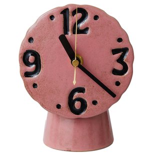 HKliving Retro Ceramic Klok Pink