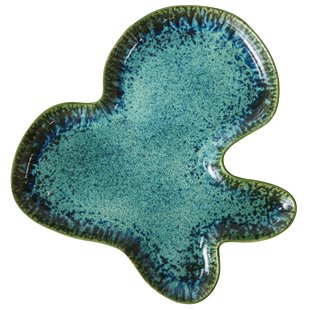 HKliving Shell Schaal 39x38 Teal