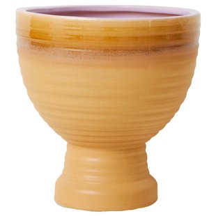 HKliving Stoneware Planter Bloempot&Oslash;36 Caramel