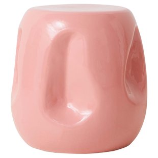 HKliving Currents Ceramic Bijzettafel&Oslash;38 Coral