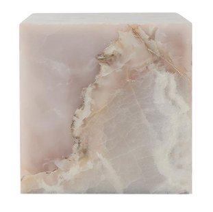 HKliving Block Bijzettafel 35x35 Pink Onyx HKliving Block Bijzettafel 35x35 Pink Onyx